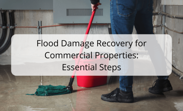 Flood damage compensation for your commercial properties