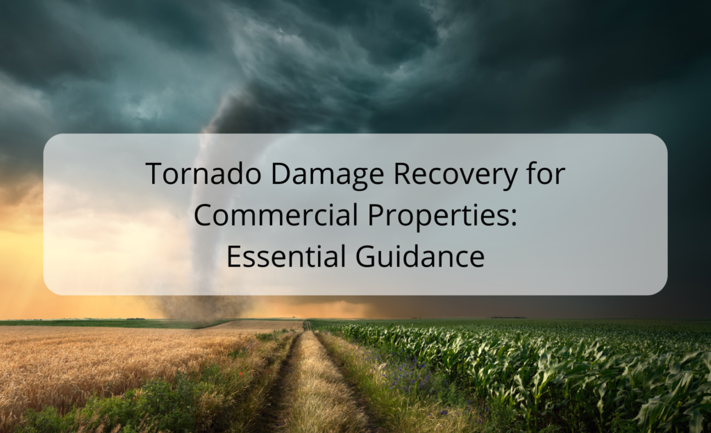 Tornado Damage Insurance Claims - Photorealistic style clouds and storm