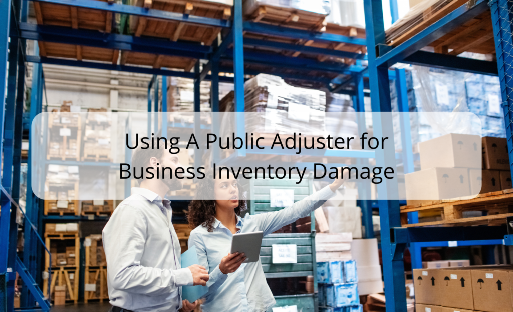 Public Adjuster for Business Interruption -Business people walking through large distribution center and talking about increasing production and organization