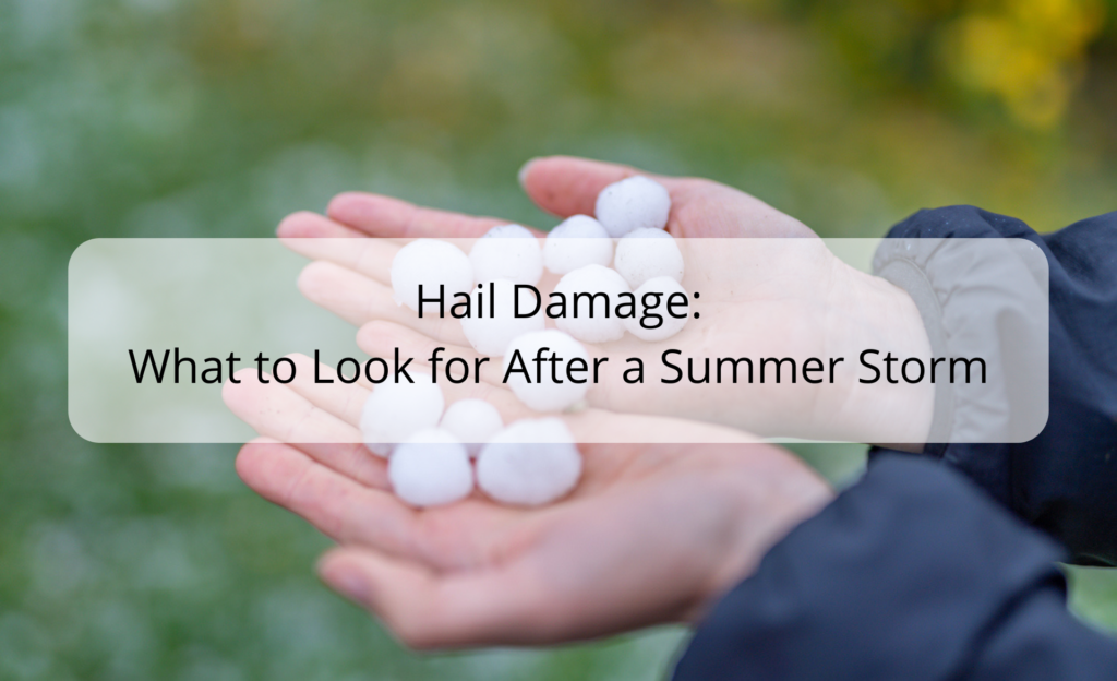 Hail Damage: What to Look for After a Summer Storm 