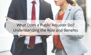 What Does a Public Adjuster Do? Understanding the Role & Benefits